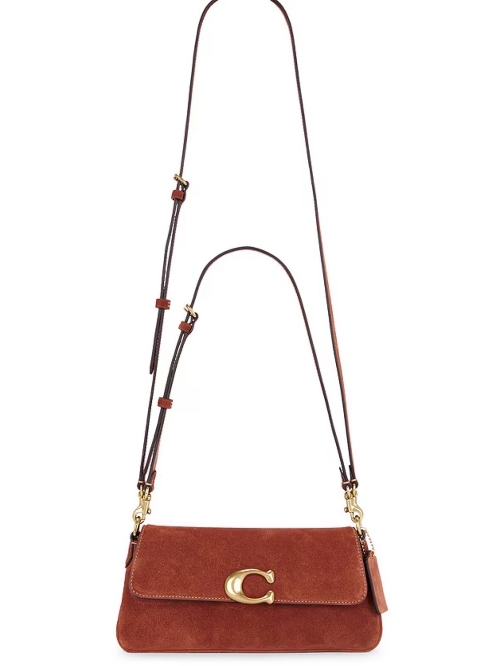 Coach Suede Shoulder/Crossbody bag (Comes with both straps - original packaging) - Picture 3 of 3
